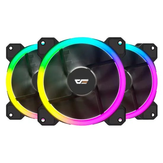 Fan para Gabinete Darkflash DR11 Argb 3 en 1 - Negro
