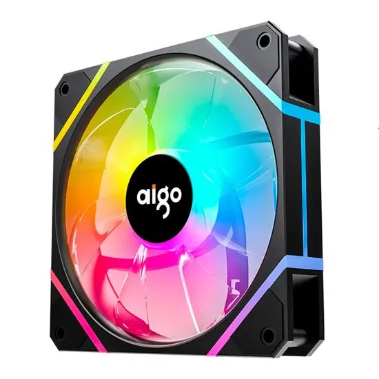 Fan para Gabinete Aigo AM12 Pro RGB - Negro
