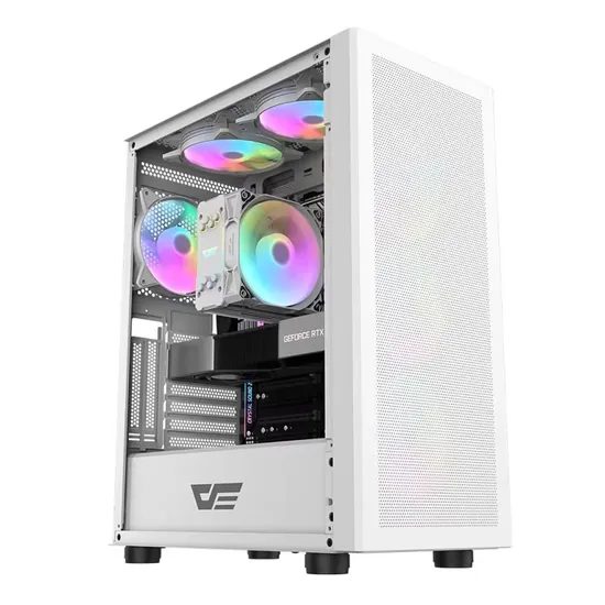 Gabinete Gamer Aigo Darkflash DLC29 Full Mesh Mid Tower - Blanco