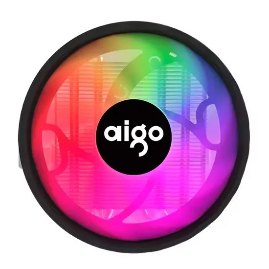 Cooler para Procesador Aigo ICE400X RGB - Negro
