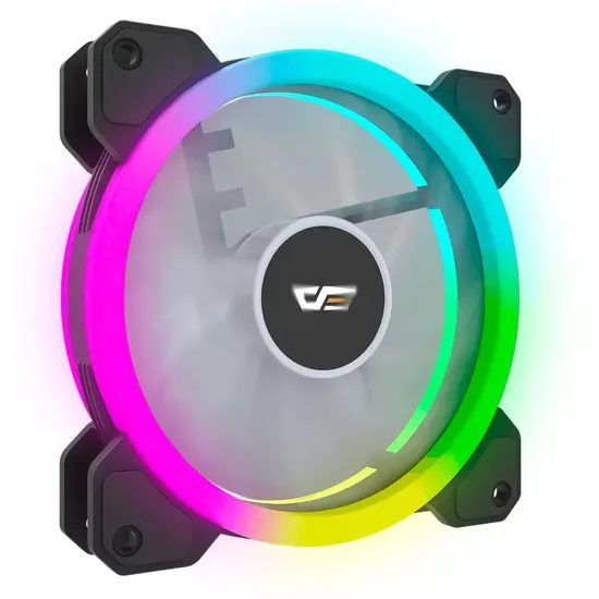 Fan para Gabinete Darkflash DR12 RGB - Negro