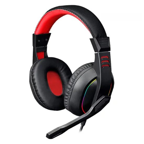 Auriculares Gamer Redragon Ares H120 RGB P2 + Adaptador 3.5MM - Negro