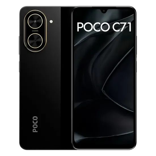 Smartphone Xiaomi Poco C71 Global 64GB 3GB Ram Dual Sim Tela 6.88" Usa - Negro