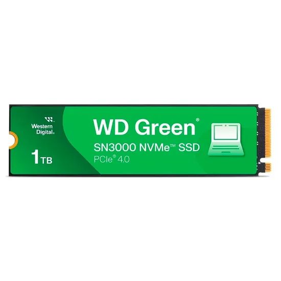 SSD M.2 Western Digital WD Green SN3000 1TB Nvme PCI-Exp GEN4 - WDS100T4G0E