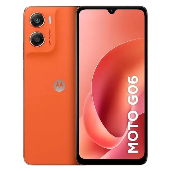 Smartphone Motorola Moto G06 XT-2535-2 64GB 4GB Ram Dual Sim Tela 6.88" BR - Naranja