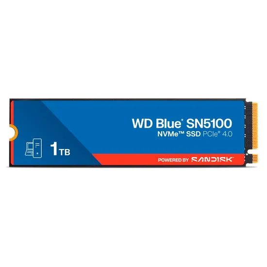 SSD M.2 Western Digital WD Blue SN5100 1TB Nvme PCI-Exp 4.0 - WDS100T5B0E