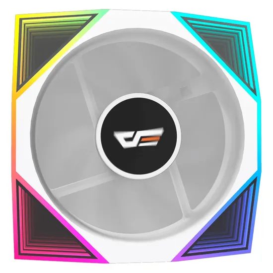 Fan para Gabinete Darkflash DM18 Single Argb - Blanco