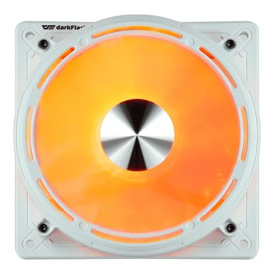 Fan para Gabinete Darkflash DE8 Single Argb - Blanco