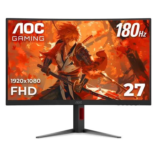 Monitor Gaming AOC C27G4H 27" Full HD Curvo 180HZ Ips - Negro
