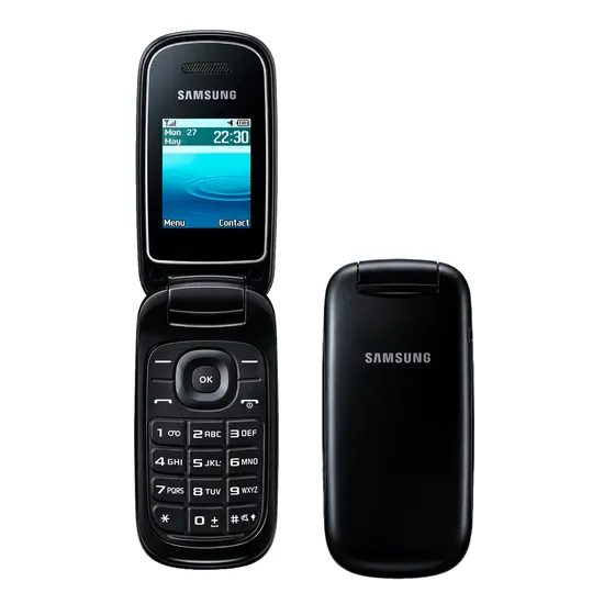 Celular Samsung Flip GT-E1272 Dual Sim Tela 1.77" - Negro
