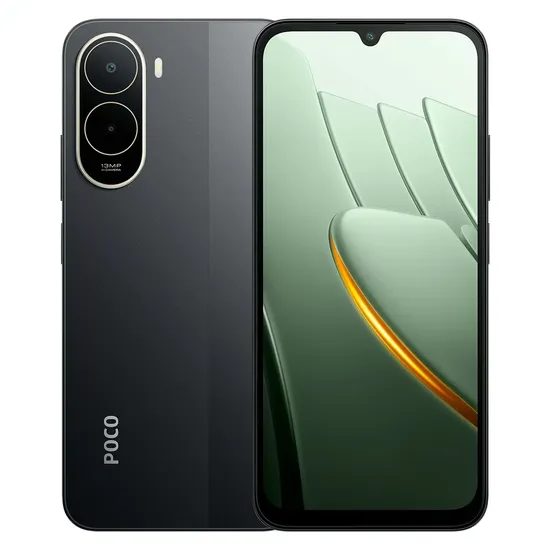 Smartphone Xiaomi Poco C81 Pro Global 64GB 4GB Ram Dual Sim Tela 6.9" - Negro