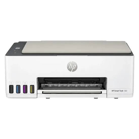 Impresora HP Smart Tank 583 Multi/ USB/ Wifi/ Bluet/ Doble Voltaje - Blanco