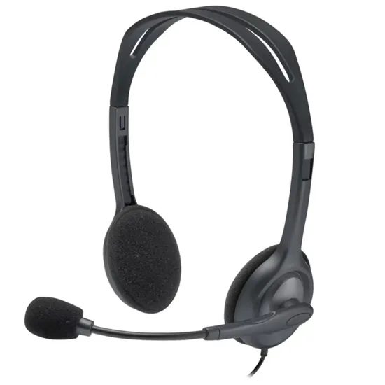 Auriculares Logitech H111 Estéreo 981-000612 3.5MM - Negro