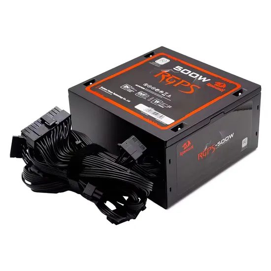 Fuente de Poder Redragon RGPS ATX 500W 80 Plus Bronze - Negro (GC-PS001)