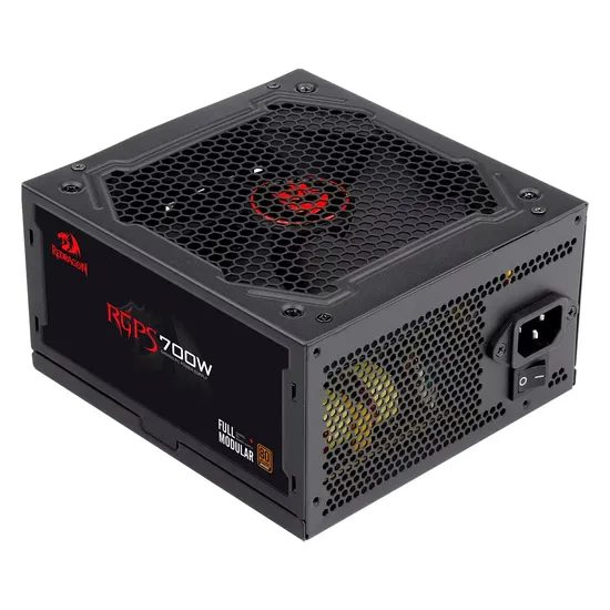 Fuente de Poder Redragon RGPS GC-PS005 ATX 700W 80 Plus Bronze PFC Activo Full Modular - Negro