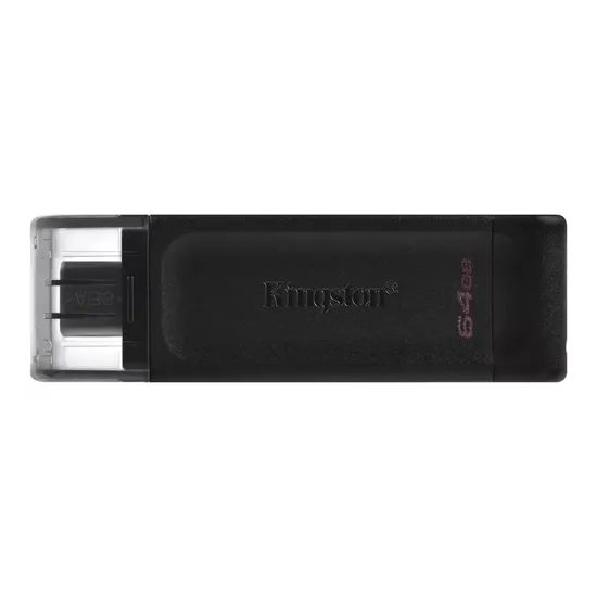 Pendrive Kingston Datatraveler 70 64GB USB-C/USB 3.2 - Negro DT70/64GB