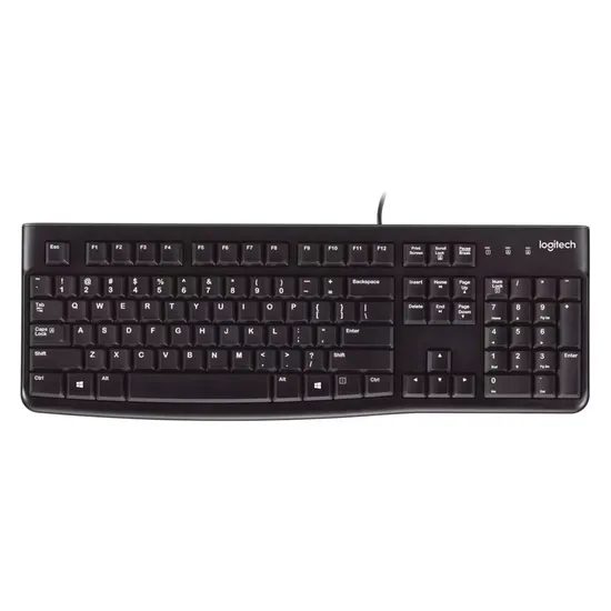 Teclado Logitech K120 920-002478 USB Inglés - Negro