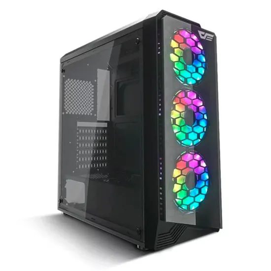 Gabinete Gamer Darkflash Water Square 5 Mid Tower - Negro
