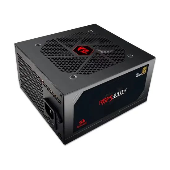 Fuente de Poder Redragon GC-PS010 ATX 850W 80 Plus Gold PFC Activo Full Modular Doble Voltaje - Negro