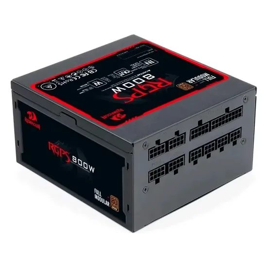 Fuente de Poder Redragon GC-PS011 ATX 800W 80 Plus Bronze Full Modular - Negro