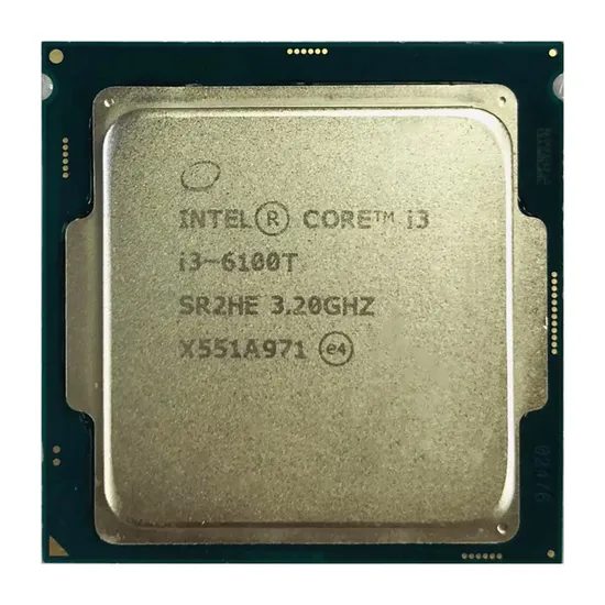 Procesador Intel Core i3-6100T Pull OEM Socket 1151 2 Core 4 Threands Cache 3MB
