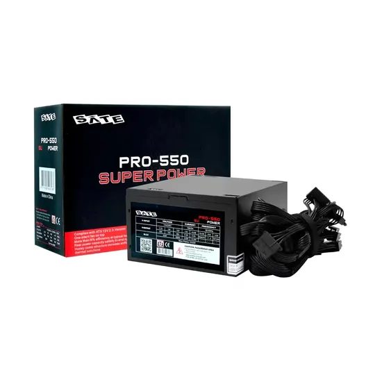 Fuente de Poder Satellite Pro-550 ATX 550W - Negro
