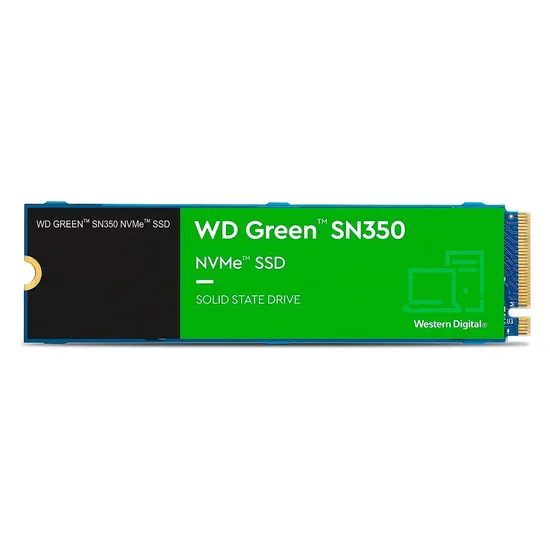 SSD M.2 Western Digital WD Green SN350 500GB Nvme PCI-Exp 3.0 - WDS500G2G0C