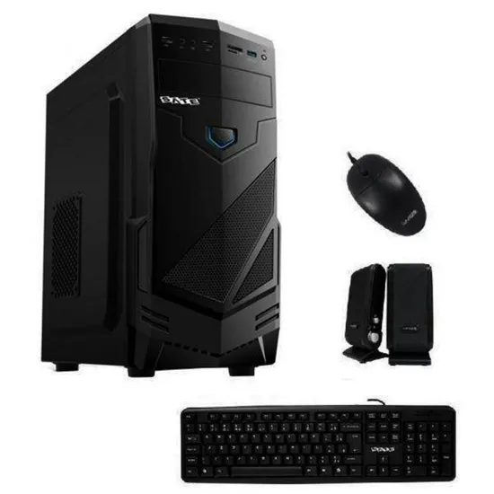 Gabinete Kit Sate K761 Portugues Negro ATX
