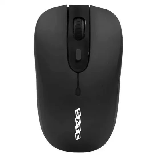 Mouse Sate A-902G 2.4GHZ Inalámbrico Negro