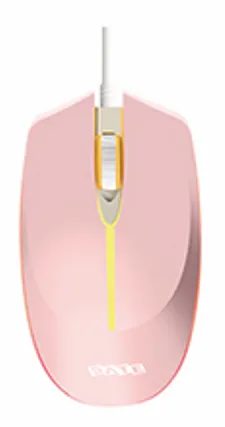 Mouse Sate A-513 USB 1000DPI Rosado