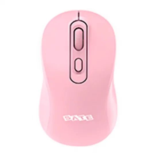 Mouse Sate A-763G 2.4G+BT Inalámbrico Rosado