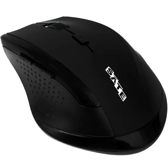 Mouse Sate A-43 Inalámbrico 2.4G Negro