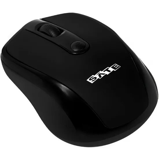 Mouse Sate A-44 Inalámbrico 2.4G Negro