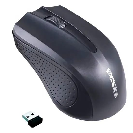 Mouse Sate A-45G 2.4GHZ Negro Inalámbrico