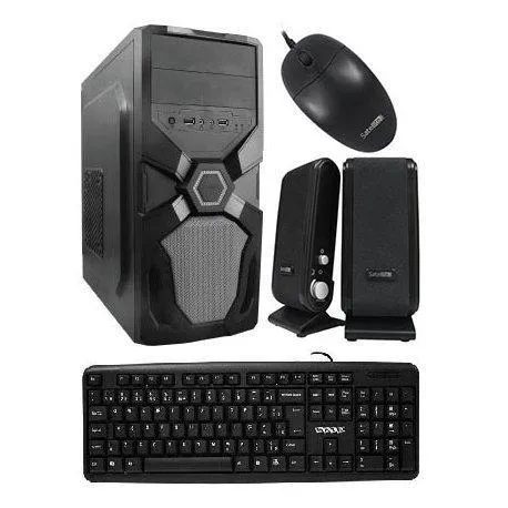 Gabinete Kit Sate K731 Español Negro ATX