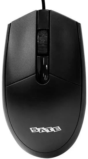 Mouse Sate A-37 Optico USB Negro
