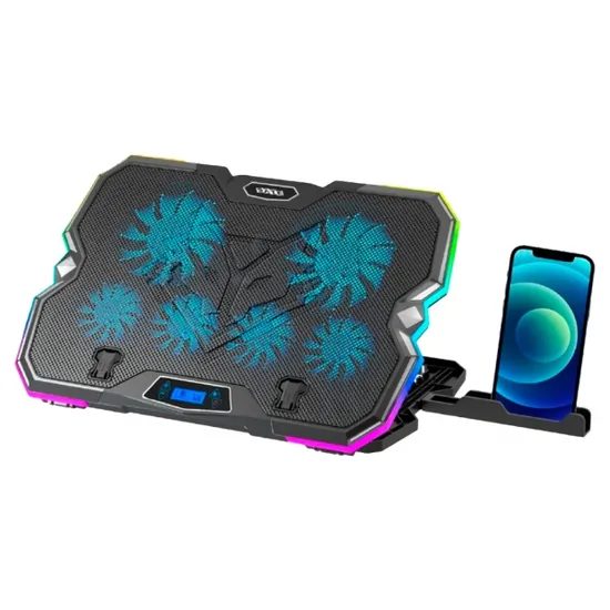 Soporte p/ Notebook Sate A-CP45 RGB USB Negro *G