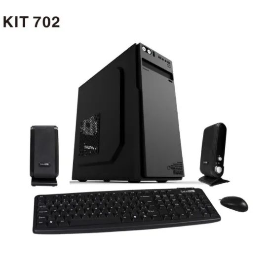 Gabinete Kit Sate K702 Portugues Negro ATX