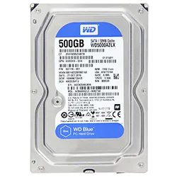 Disco Duro Western Digital 500GB WD Blue 3.5" SATA 3 7200RPM Pull - WD5000AZLX
