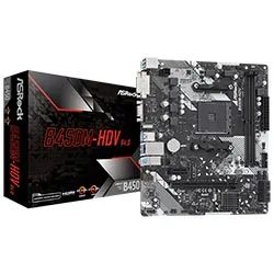 Placa Madre Asrock B450M-HDV R4.0 Socket AM4 / VGA / DDR4