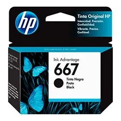 Cartucho de Tinta HP 3YM79AL 667 - Negro