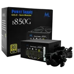 Fuente de Alimentación Mtek PSR-850G 850W ATX / Semi Modular / 80 Plus Gold