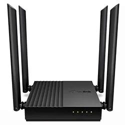 Router TP-Link Archer C64 AC1200 Dual Band / 2.4GHZ / 5GHZ / 4 Antenas - Negro