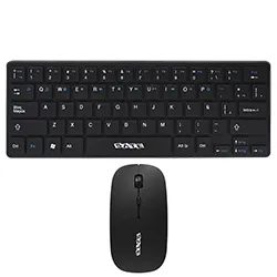 Teclado + Mouse Satellite AK-732G Inalámbrico / Español - Negro