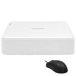 CCTV de Vigilancia DVR Hikvision DS-7108HGHI-M1 Turbo HD 7200S 8CH 1080P Lite - Blanco + Mouse