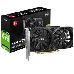 Tarjeta Gráfica MSI Ventus 2X Oc 6GB Geforce RTX3050 GDDR6 - 912-V812-016