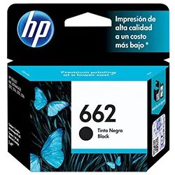 Cartucho de Tinta HP CZ103AL 662 - Negro