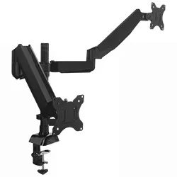 Soporte de Monitor Satellite A-RM18T 17" A 32" Duplo / 9K - Negro