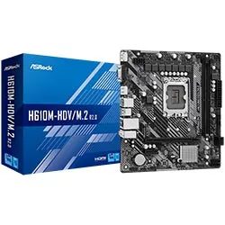 Placa Madre Asrock H610M-HDV/M.2 R2.0 Socket LGA 1700 / DDR4