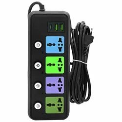 Filtro de Linea Satellite A-R342U 4 Tomadas / 2 USB / USB-C / 2M
